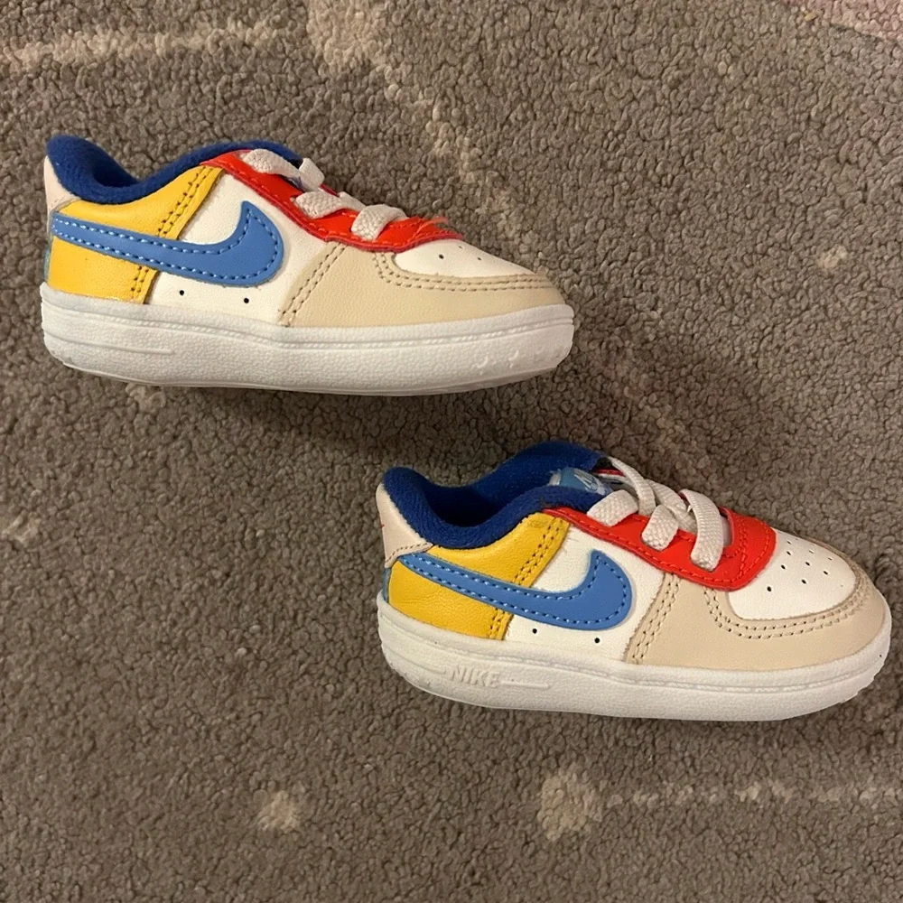 Nike Baby Walker Shoes - Red, Blue, Yellow - Picture 2 of 4